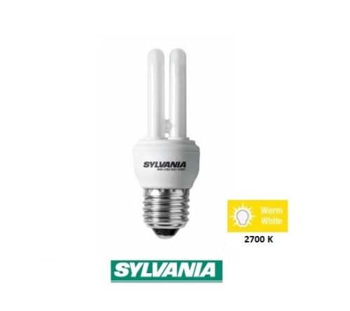 Sylvania E27 7W (35W) 2700K meleg fehér kompakt fénycső - 0024737