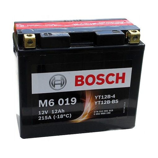 Bosch M6 019 YT12B-4/YT12B-BS AGM motorkerékpár akkumulátor - 512901019