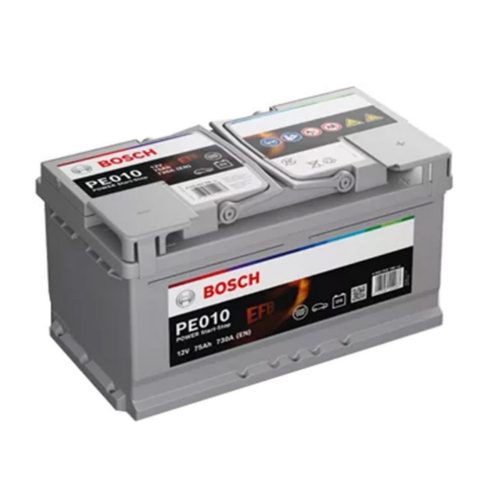 Bosch Power EFB 12V 75ah 730A Jobb+ autó akkumulátor (0092PE0100)