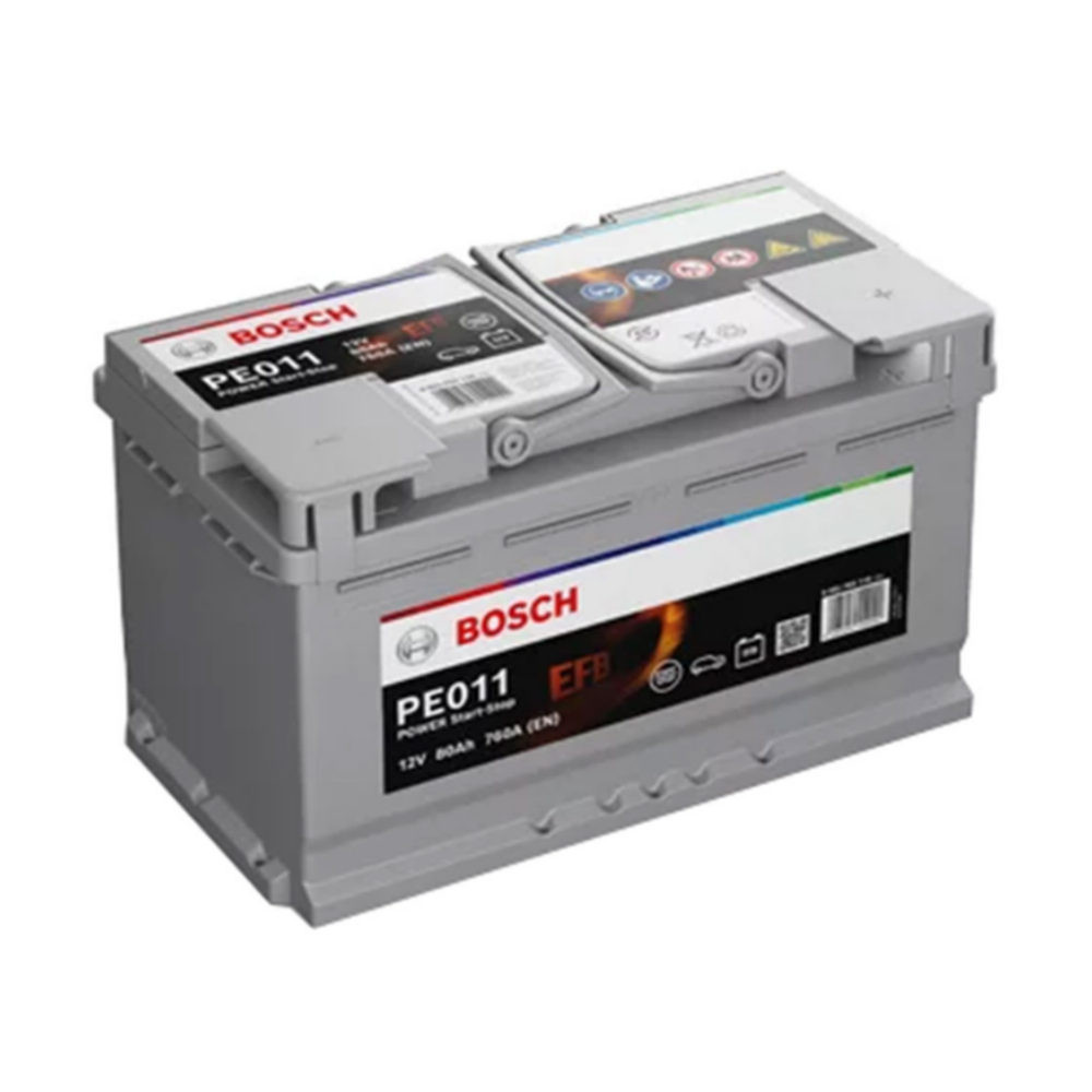 Bosch Power EFB 12V 80ah 760A Jobb autó akkumulátor 0092PE