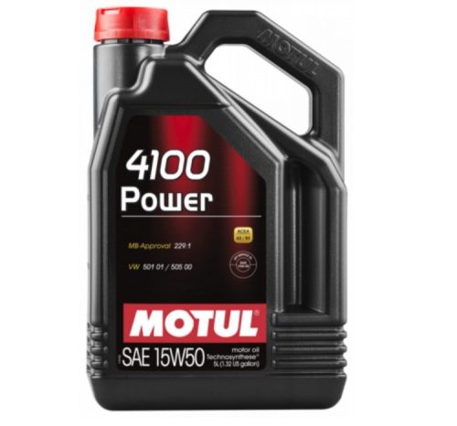 MOTUL 4100 Power 15W-50 5L motorolaj