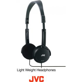   JVC HA-L50-B Fülre illeszkedő, összecsukható hagyományos fejhallgató fekete színben