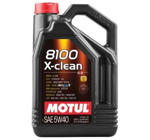 MOTUL 8100 X-clean 5W-40 5L motorolaj