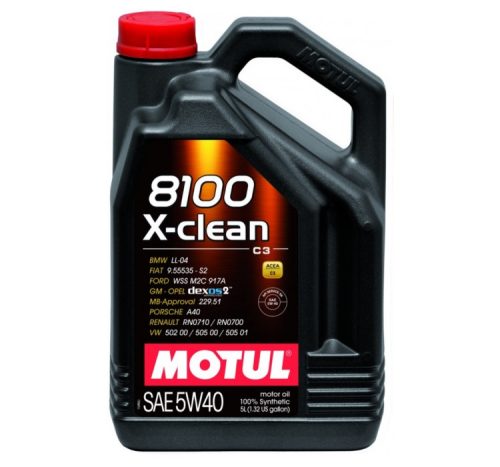 Motul 8100 X-CLEAN 5W-40 4L motorolaj