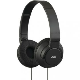   JVC HA-S180B  Összecsukható, ultrakönnyű utcai fejhallgató fekete színben