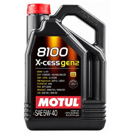 Motul 8100 X-CessGen2 5W-40 motorolaj 4L - 109775