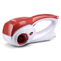  Girmi GT02 Újratölthető elektromos reszelő, piros/fehér színben
