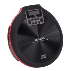   Aiwa PCD-810RD Hordozható CD lejátszó fekete/piros színben