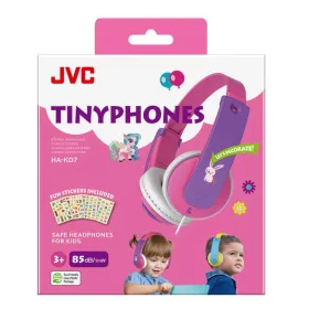   JVC HA-KD7-PNE Gyerek fejhallgató limitált hangerővel rózsaszín/lila színben