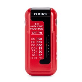 Aiwa R-22RD Zsebrádió piros színben