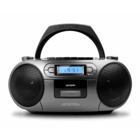   Aiwa BBTC-550MG hordozható audio készülék, ezüstszürke színben