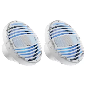   Hertz HMX 8 LD-TW Vízálló kétutas 20 cm-es koax hangszóró, fehér színben, LED világítással