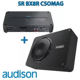   Audison SR BX8R csomag SR 1.500 erősítő + AP BX8R mélynyomóláda