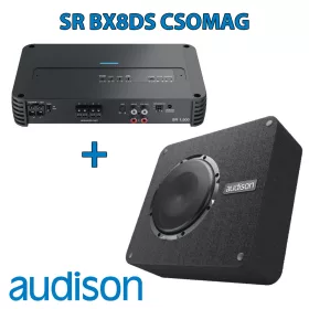   Audison SR BX8DS csomag SR 1.500 erősítő + AP BX8DS mélynyomóláda
