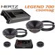 Hertz Legend 700 csomag ML Power 4,  4/3/2 csatornás erősítő és Mille Legend MLK 700.3 hangszórókészlet