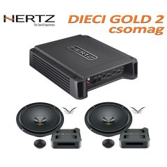   Hertz Dieci Gold 2 csomag HCP 2 erősítő + DPK 165.3 special Gold edition hangszórószett