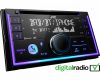 JVC KW-DB95BT 2 DIN méretű autórádió Bluetooth-tal, FM és DAB+ rádióvevővel