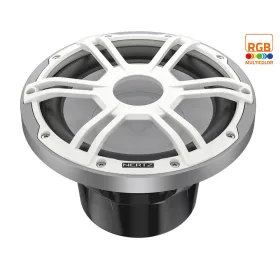   Hertz HMS 10 S2-LD-SW Vízálló hajós/motor/powersport 25cm-es LED-es mélynyomó fehér színben