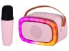 Trevi XR 8A01 Pink XR JUMP Bluetooth hangszóró, karaoke funkcióval és mikrofonnal, rózsaszín