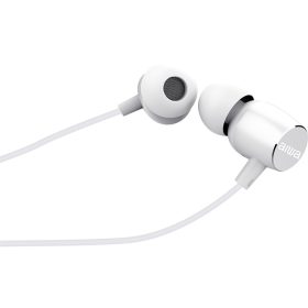   Aiwa ESTM-30WT  Ultrakompakt dinamikus vezetékes fülhallgató mobiltelefon kihangosítással 
