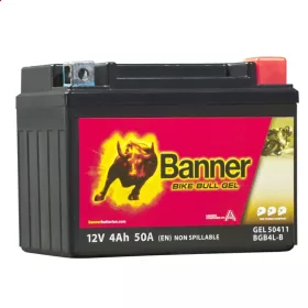   Banner Bike Bull GEL GB4L-B motorkerékpár akkumulátor - 50411