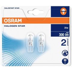 Osram Halogen Star G4 12V 20W halogén izzó (2db) - 64425ST