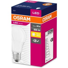   OSRAM Value CLA60 E27 8,5W (60W) 806lm 2700K meleg fehér LED