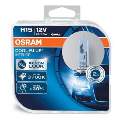   Osram Cool Blue Intense H15 12V 55W autó izzó, duó csomag- 64176CBI-HCB