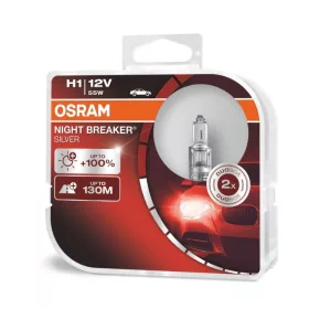   Osram Night Breaker Silver H1 12V 55W +100% autó izzó, duó csomag - 64150NBS-HCB
