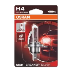   Osram Night Breaker Silver H4 12V 60/55W +100% autó izzó - 64193NBS-01B