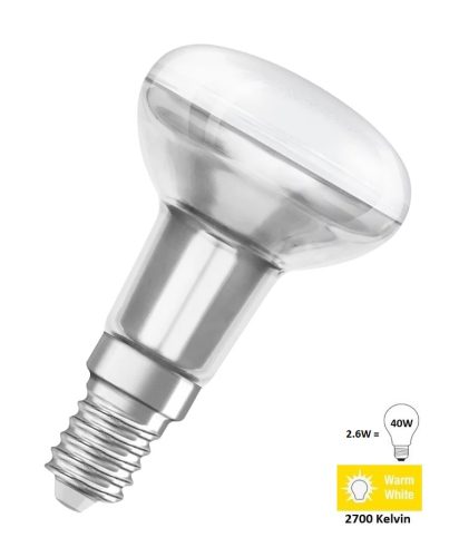 OSRAM R50 (SPOT) E14 2,6W (40W) 210lm 2700K meleg fehér LED