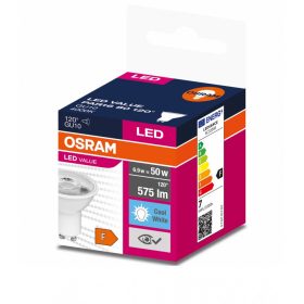 Osram Value GU10 6,9W (50W) 4000K hideg fehér 120° LED