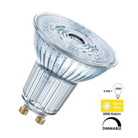   Osram Parathom GU10 3,4W (35W) 3000K meleg fehér 36° DIM LED