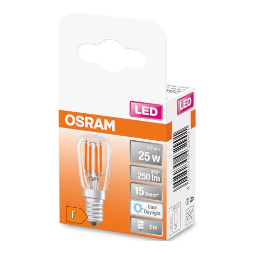 Osram LED Special T26 E14 2,8W (25W) 6500K hideg fehér 360° LED