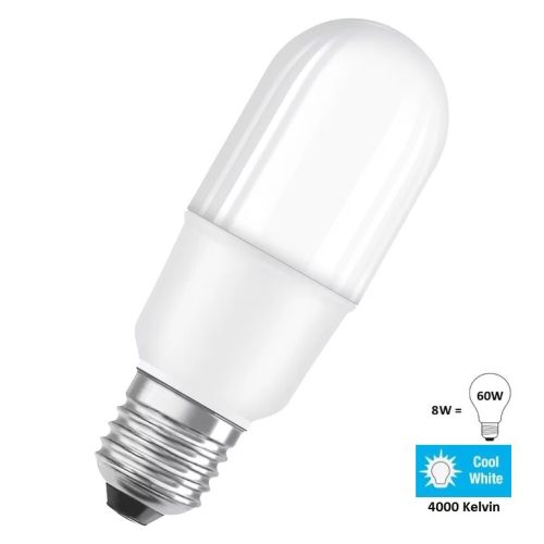 OSRAM Parathom Stick (T38) E27 8W (60W) 4000K hideg fehér LED