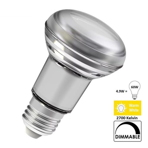 Osram R63 (SPOT) E27 4,9W (60W) 345lm 2700K meleg fehér DIM LED