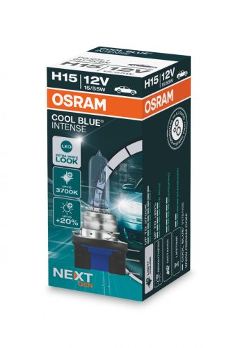 Osram Cool Blue Intense NextGen H15 12V 15/55W halogén autó izzó - 64176CBN