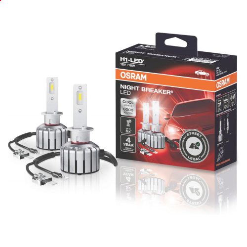 Osram Night Breaker LED H1 12V 16W autó izzó, duó csomag - 64150DWNB-2HFB