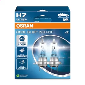   Osram Cool Blue Intense +100% H7 12V 55W autó izzó, duó csomag - 64210CBN-2HB