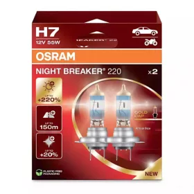   Osram Night Breaker 220 H7 12V 55W +220% autó izzó - 64210NB220-2HB