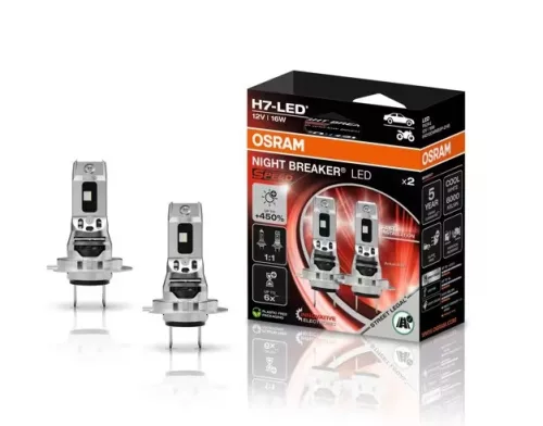 Osram Night Breaker LED Speed H7 12V 16W +450% - 64210DWNBSP-2HB