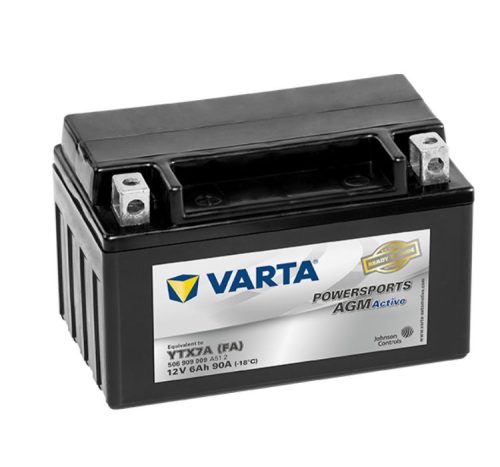 Varta Powersports AGM Active YTX7A-4 / YTX7A-BS 12V 6Ah akkumulátor - 506909