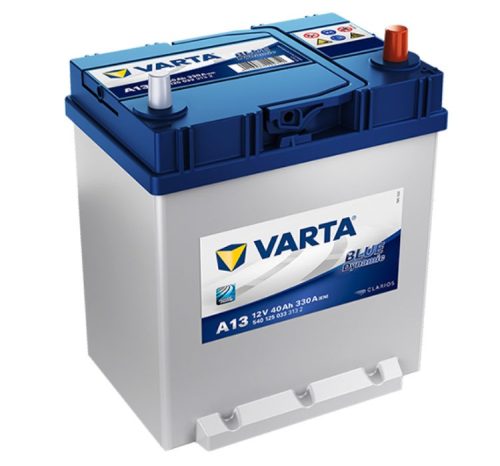 Varta Blue Dynamic 12V 40Ah 330A Jobb+ ázsiai autó akkumulátor (A13) - 540125