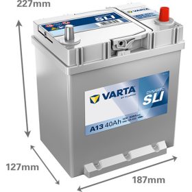   Varta Dynamic SLI 12V 40Ah 330A Jobb+ ázsia autó akkumulátor (A13)-540125