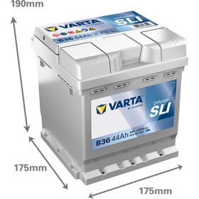   Varta Dynamic SLI 12V 44Ah 420A Jobb+ autó akkumulátor (B36)-544401