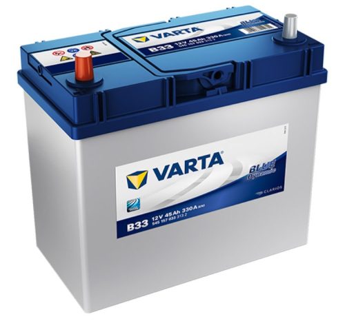 Varta Blue Dynamic 12V 45Ah 330A Bal+ ázsiai autó akkumulátor (B33) - 545157