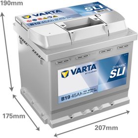   Varta Dynamic SLI 12V 45Ah 400A Jobb+ autó akkumulátor (B19)-545412