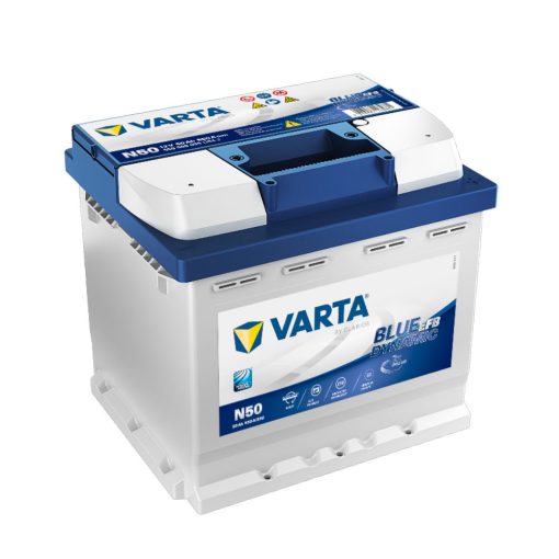 Varta Blue Dynamic EFB 12V 50Ah 550A Jobb+ autó akkumulátor (N50)-550500
