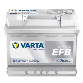   Varta Dynamic EFB 12V 50Ah 550A Jobb+ autó akkumulátor (N50)-550500