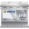 Varta Dynamic EFB 12V 50Ah 550A Jobb+ autó akkumulátor (N50)-550500